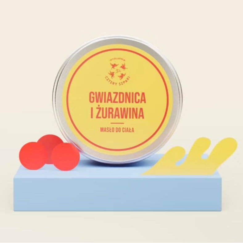 Gwiazdnica i żurawina - masło do ciała 150ml