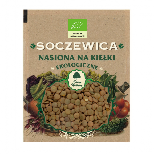 SOCZEWICA 50G - NASIONA NA KIEŁKI EKO - DARY NATURY