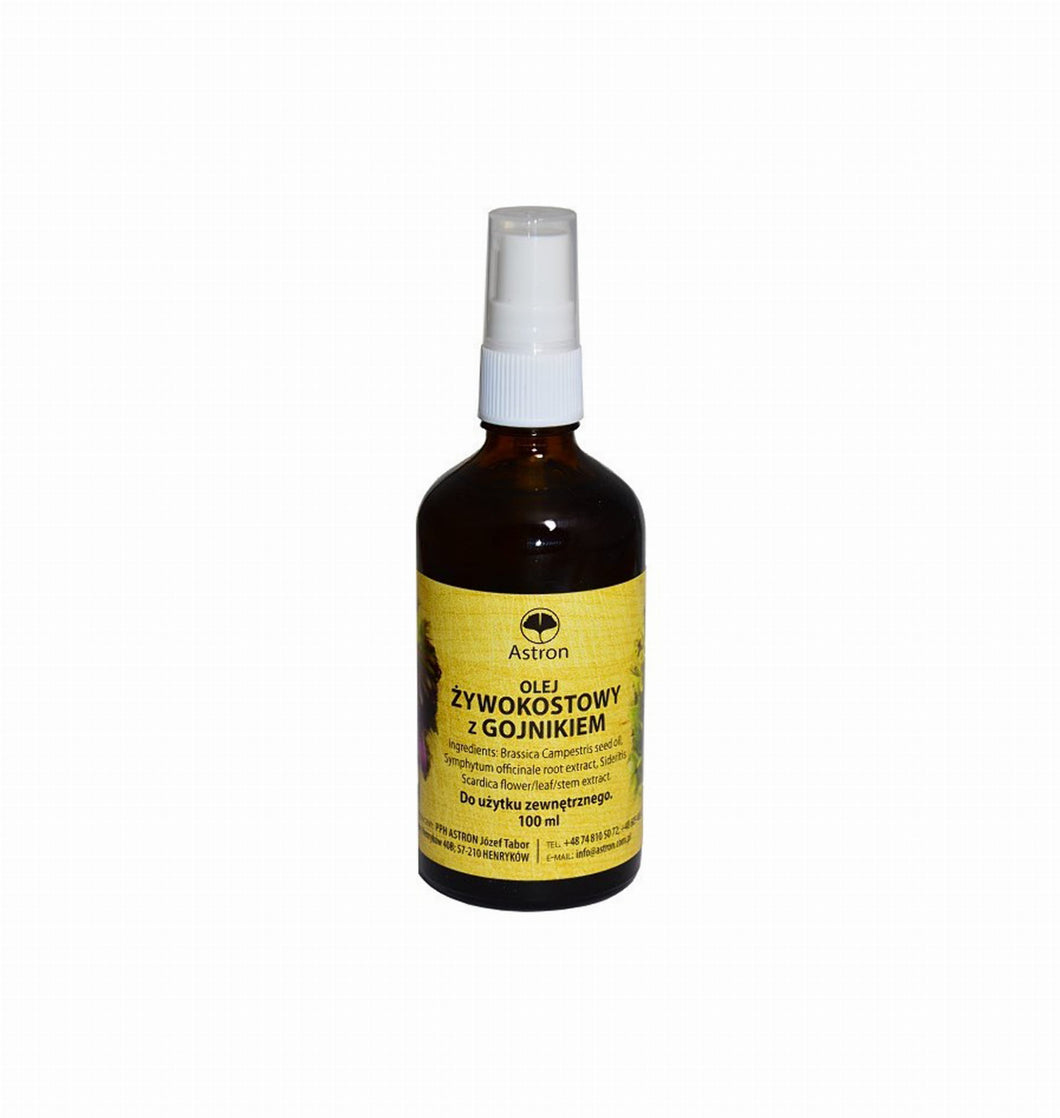 Olej żywokostowy z gojnikiem 100ml - ASTRON