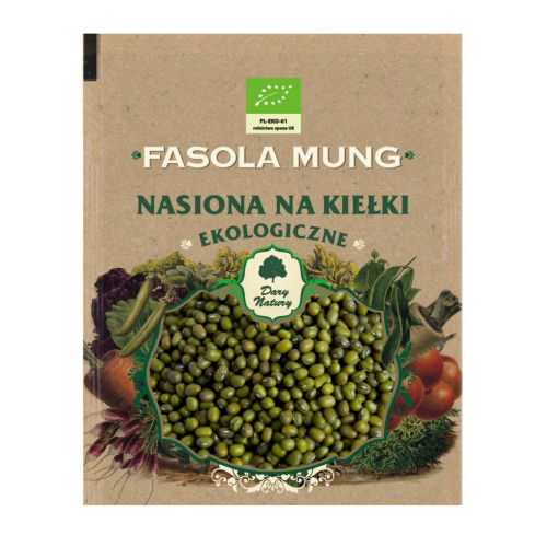 FASOLA MUNG 50G - NASIONA NA KIEŁKI EKO - DARY NATURY