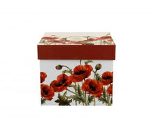 Załaduj obraz do przeglądarki galerii, Kubek baryłka 430 ml z zaparzaczem CLASSIC POPPIES
