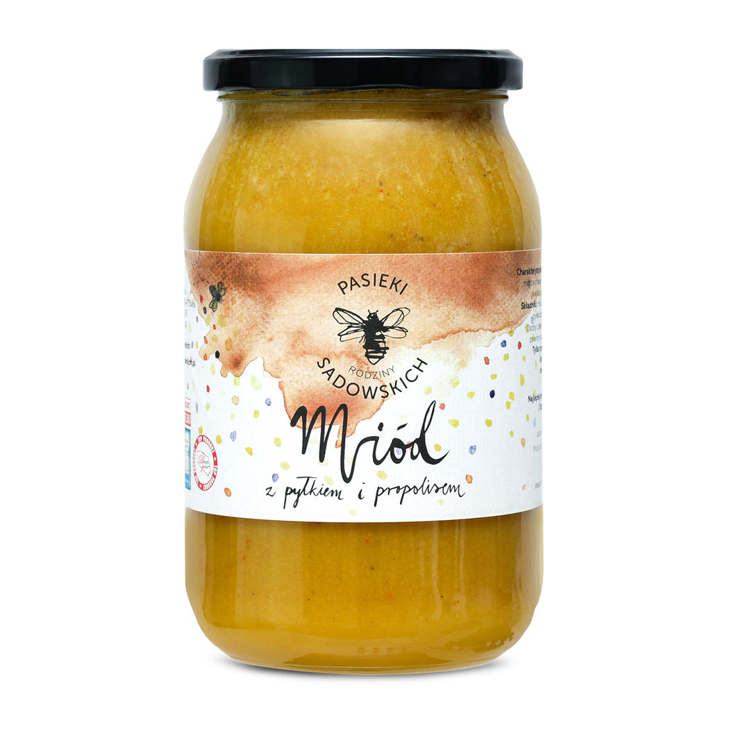 Miód z pyłkiem i propolisem 1150g