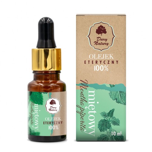 OLEJEK ETERYCZNY MIĘTOWY 100% 10ML - DARY NATURY