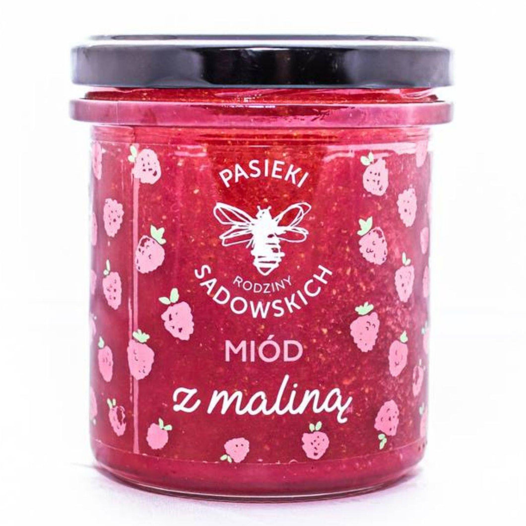 Miód z maliną 430g