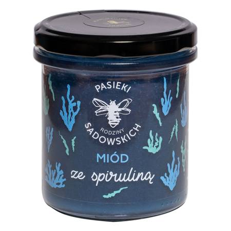 Miód ze spiruliną 430g